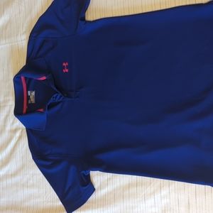 Under Armor Royal Blue Polo